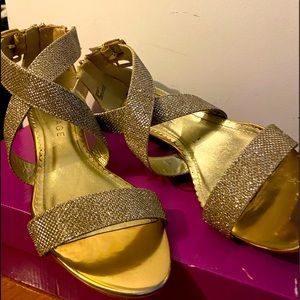 Cute low-wedge dress sandal